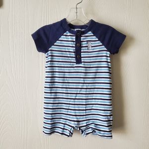 Janie and Jack Striped Boy's One Piece